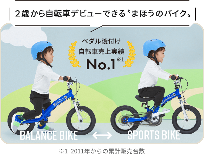 へんしんバイク Henshin Bike キックバイク 自転車